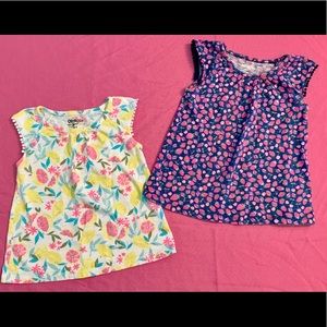 Girls Set of Oshkosh 4T shirts